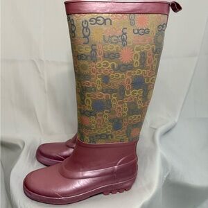 UGG Pink and Tan Women's Boots